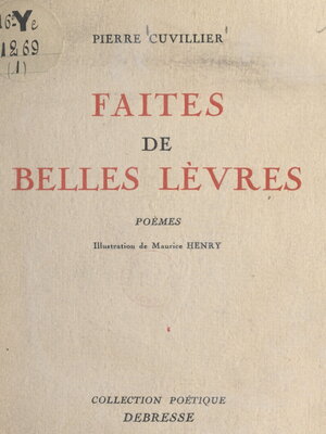 cover image of Faites de belles lèvres